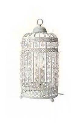 Heart of House Birdcage Table Lamp - Cream